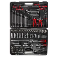 Набор ручных инструментов TECHNIC, 128 предметов, 1/2", 1/4" RT-HT128T RUNTEC