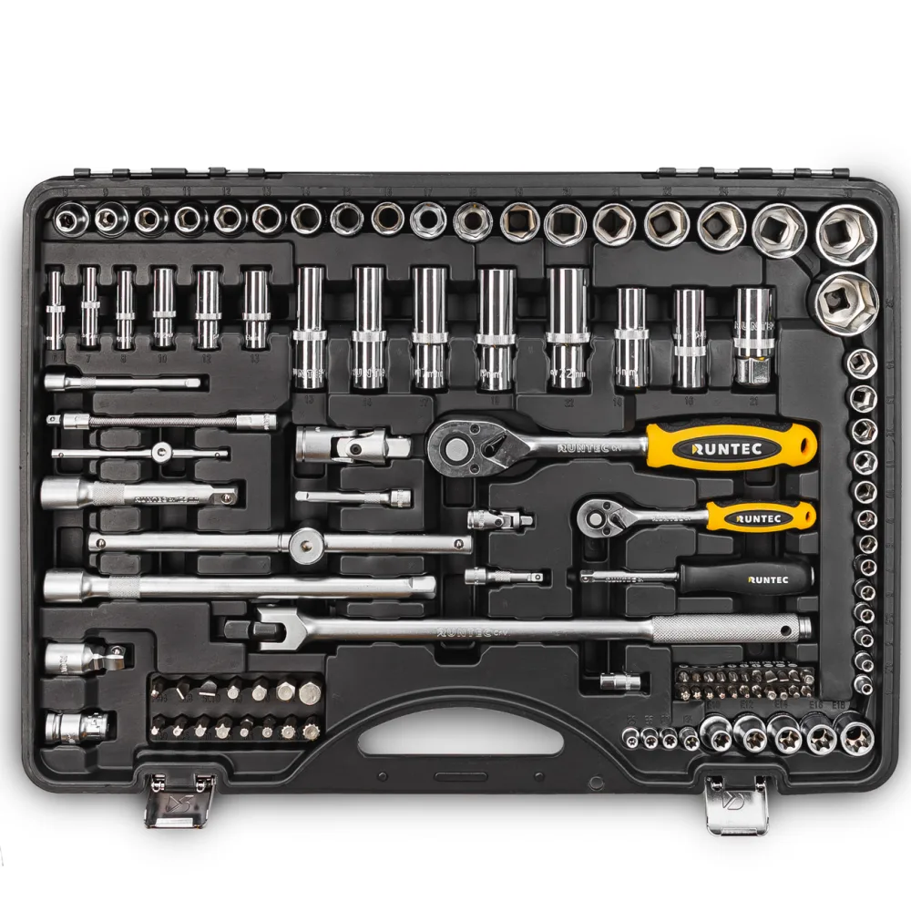 Набор ручных инструментов Performance, 143 предмета, 1/2", 1/4" RT-HT143 RUNTEC
