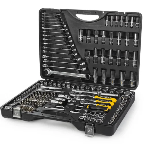 Набор ручных инструментов Performance, 216 предметов, 1/2", 3/8", 1/4" RT-HT216 RUNTEC