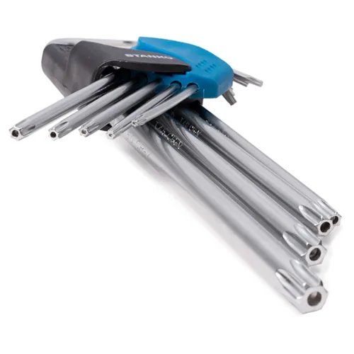 Набор угловых ключей Torx экстра длинных 9шт. Станкоимпорт CS11129XL 5