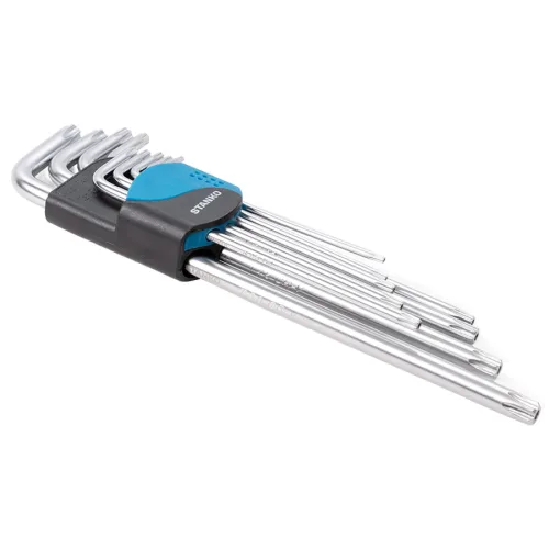 Набор угловых ключей Torx экстра длинных 9шт. Станкоимпорт CS11129XL 7