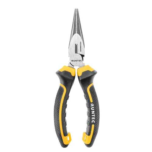 Длинногубцы прямые, CrV, 160 мм Runtec 2