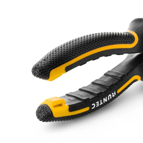 Длинногубцы изогнутые, CrV, 160 мм Runtec 6