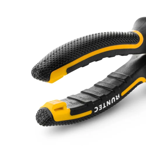 Длинногубцы изогнутые, CrV, 200 мм Runtec 6
