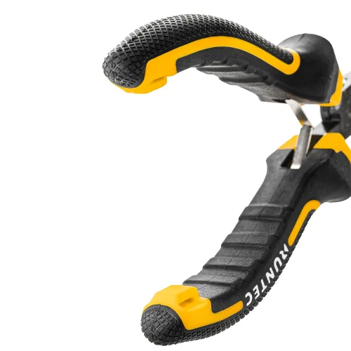 Длинногубцы изогнутые мини, CrV, 130 мм Runtec 4