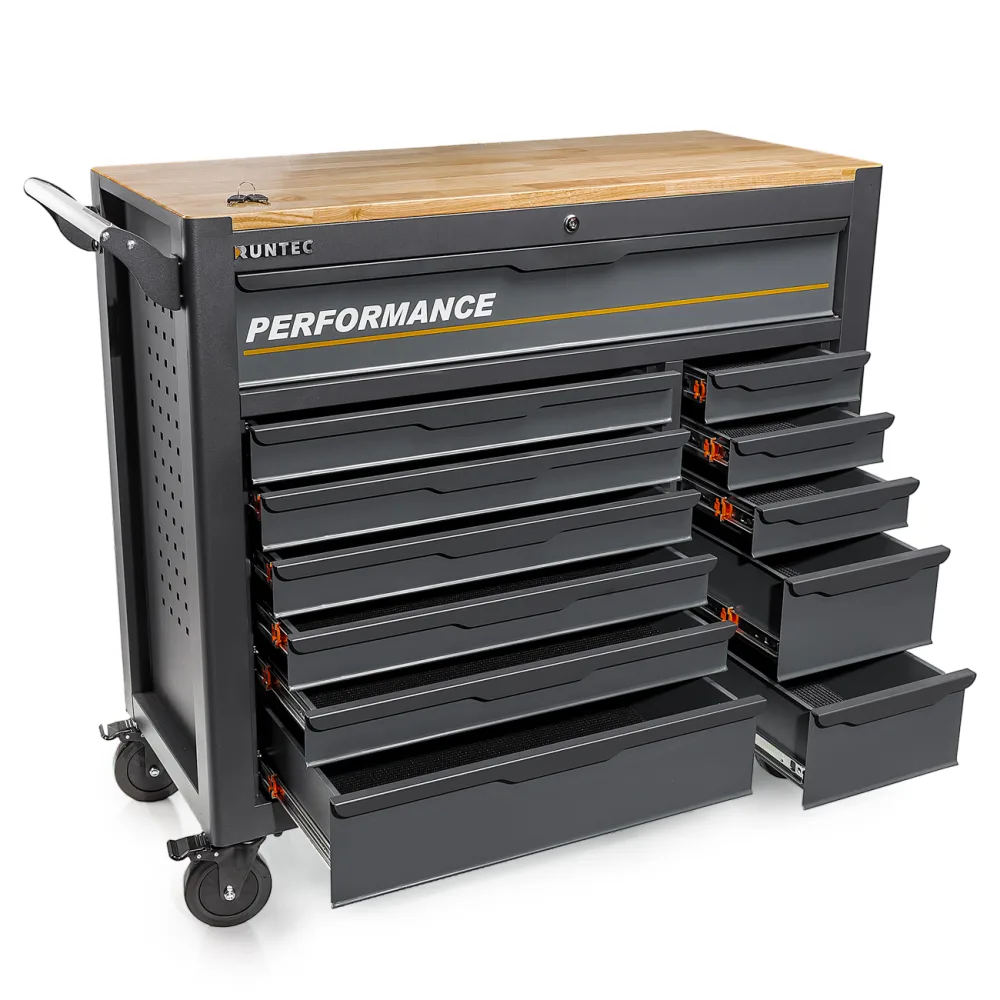 Тележка инструментальная 12-ти полочная Performance Runtec