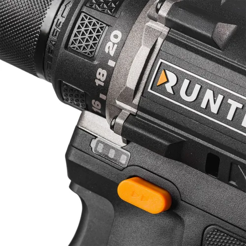 Дрель-шуруповерт аккумуляторная PRO, 10 мм, 16 В, 2 × 2 А·ч, 50 Н·м Runtec 5