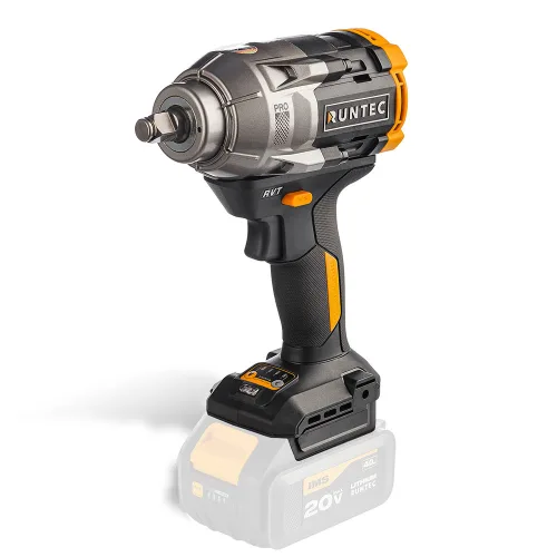 Гайковерт ударный аккумуляторный PRO, 1/2", 20 В, 1100 Н·м, без аккумулятора и зарядного устройства Runtec
