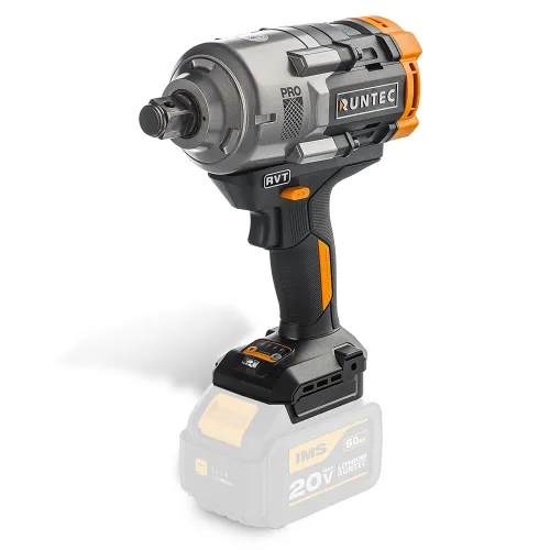Гайковерт ударный аккумуляторный PRO, 3/4", 20 В, 1600 Н·м, без аккумулятора и зарядного устройства Runtec