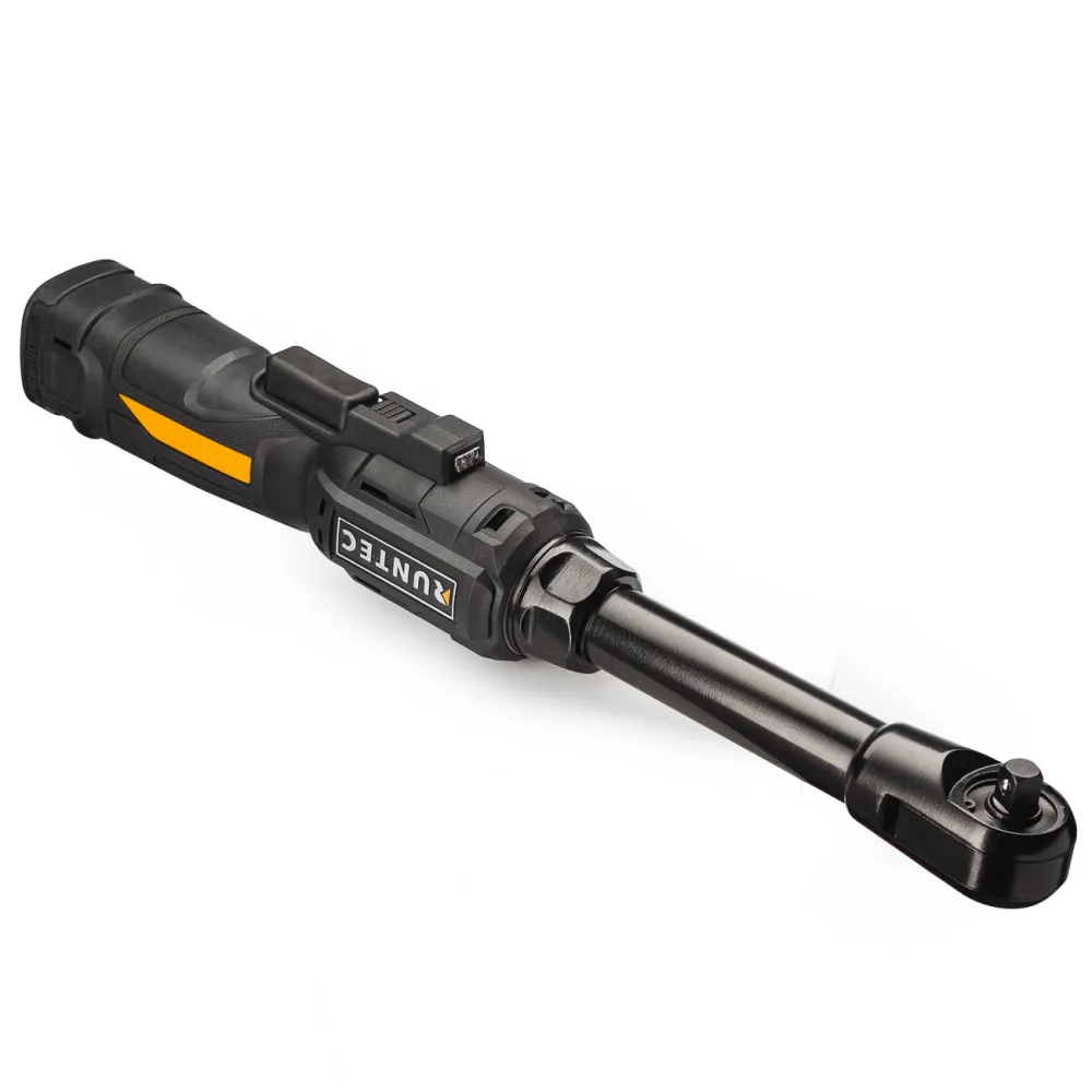 Гайковерт-трещотка аккумуляторный удлинённый PRO 3/8" с переходником 1/4", 16 В, 2×2 А·ч, 85 Н·м Runtec