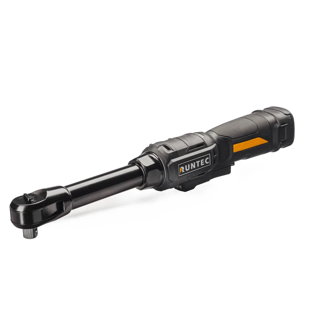 Гайковерт-трещотка аккумуляторный удлинённый PRO 1/2" с переходником 1/4", 16 В, 2×2 А·ч, 85 Н·м Runtec