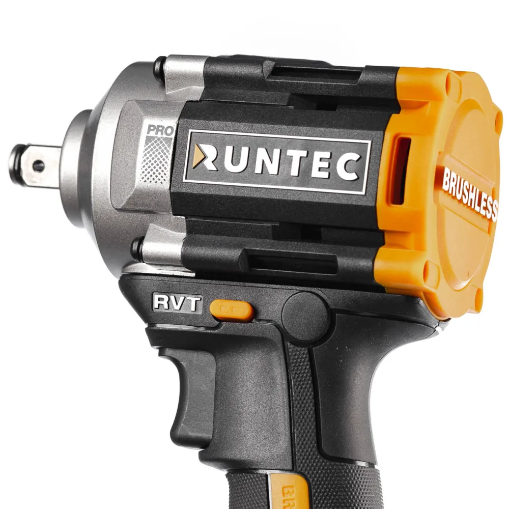 Гайковерт ударный аккумуляторный PRO 1/2", 20 В, 2×4 А·ч, 650 Н·м Runtec