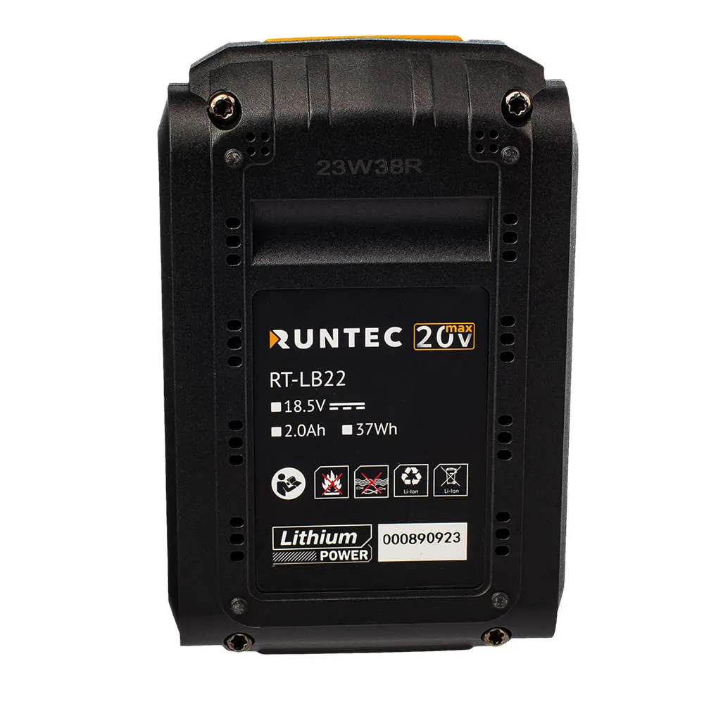 Батарея аккумуляторная PRO 20 В, 2 А·ч Runtec