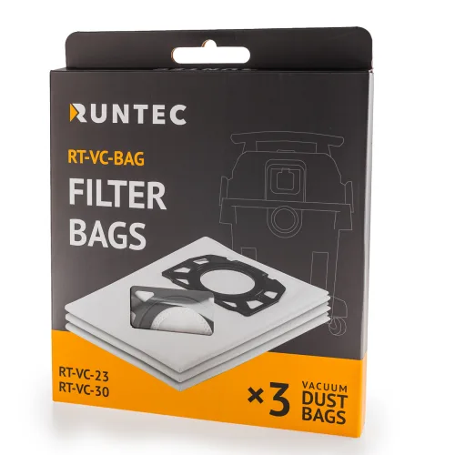 Мешки для пылесосов 30 л, 3 шт. Runtec 5