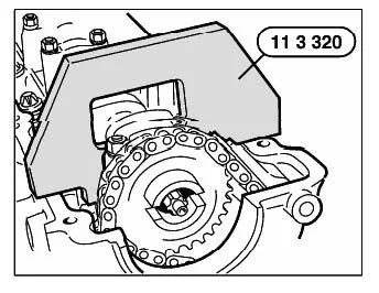 Набор фиксаторов для дизельных двигателей BMW, Land Rover, Opel M41, M51, 256T (M51), 25DT, X25DT 3