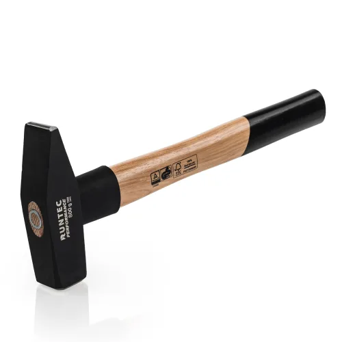 Молоток слесарный с рукояткой из древесины гикори, 800 г Runtec 2