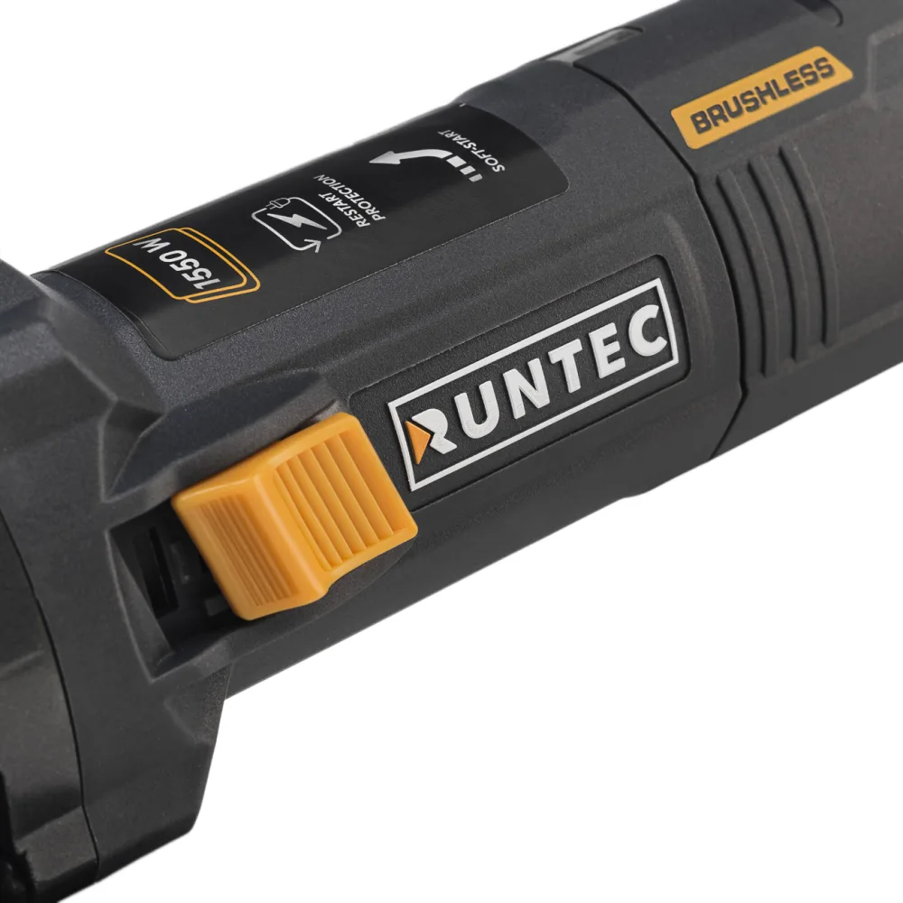 Шлифмашина угловая бесщеточная 125 мм, 230 В, 1550 Вт Runtec