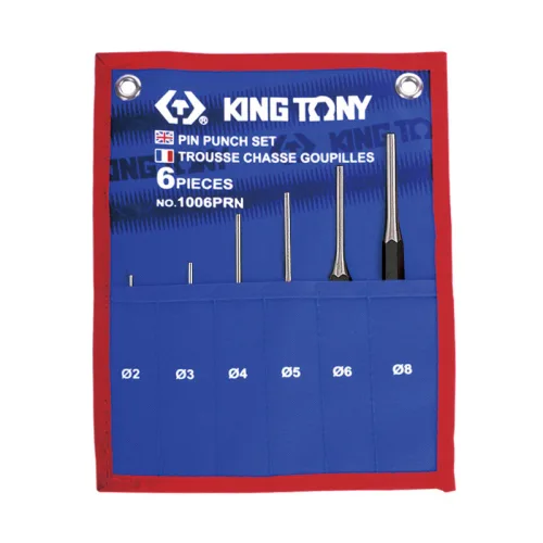 Набор выколоток, чехол из теторона, 6 предметов KING TONY 1006PRN 3