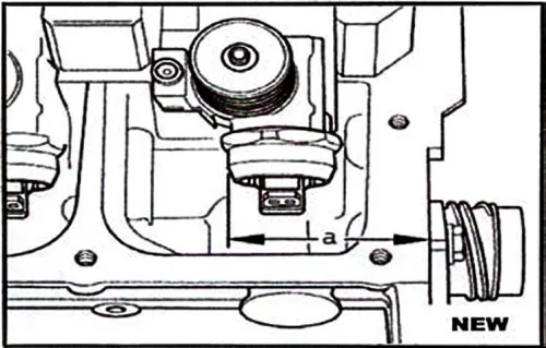 Шаблон для установки и регулировки насос форсунок VAG, VW 1.2/1.4 TDI PD 6