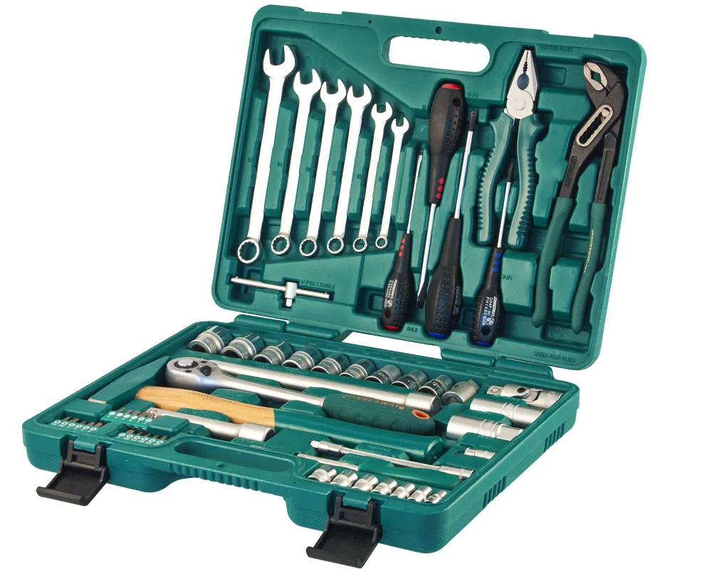 Набор инструмента универсальный 1/4", 1/2"DR, 60 предметов