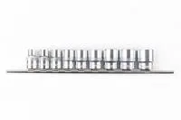 Набор торцевых головок 1/4" 12 гр. 3/16"-9/16" 10пр. на линейке