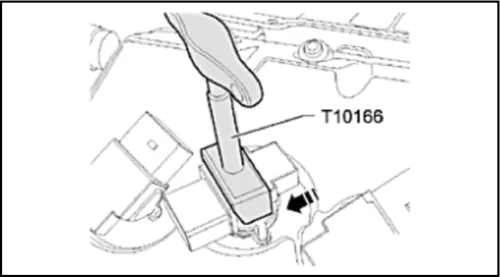 Съёмник катушки зажигания VAG, T10166 4