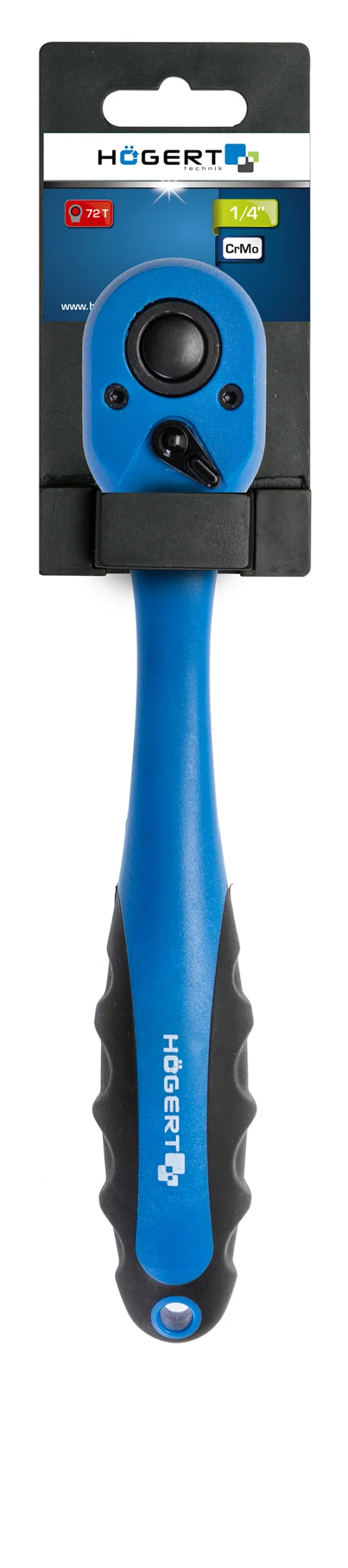 Трещотка 1/4", композитная, 72 зубца 2