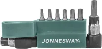 Комплект вставок-бит 1/4"DR TORX® с центрированным штифтом, T10H-T40H, 8 предметов S08H2ST8S