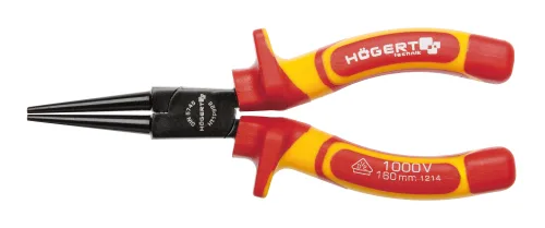 HOEGERT Круглогубцы изолированные 1000 V, 160 мм 2
