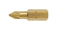 HOEGERT Биты PZ1 25 мм, сталь S2, нитрид титана, 5 шт. HT1S384