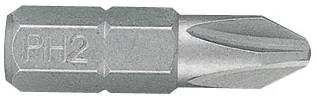 Вставка (бита) торцевая 1/4;, Phillips, PH3, L = 25 мм KING TONY 102503P