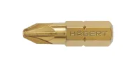 HOEGERT Биты PZ2 25 мм, сталь S2, нитрид титана, 5 шт. HT1S385