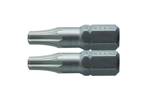 HOEGERT Биты TORX 20, 25 мм, сталь S2, 2 шт.