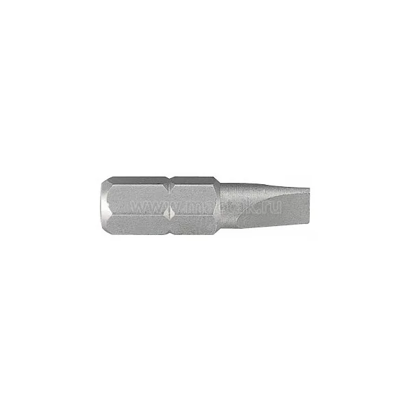 Вставка (бита) торцевая 1/4;, Slotted, 3х0,5 мм, L = 25 мм KING TONY 102503S1