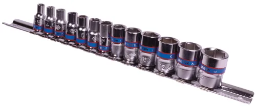 Набор торцевых головок 1/4", шестигранные, 4-14 мм, 13 предметов 2