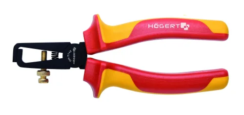 HOEGERT Клещи изолированные для зачистки проводов 160 мм, 1000 V