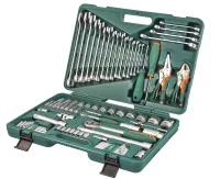 Набор инструмента универсальный 1/4", 1/2"DR, 78 предметов Jonnesway S04H52478S