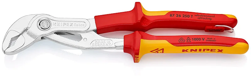 KNIPEX Cobra® VDE хромированные 250 мм