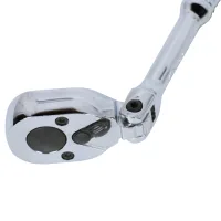 Трещотка 1/4", 150 мм, 24 зубца, флажковая, шарнирная