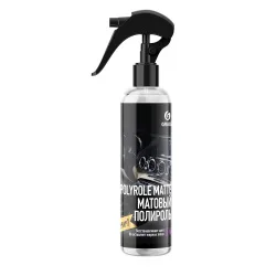 Polyrol Matte Полироль-очиститель пластика матовый блеск с ароматом винограда 0,25 л GRASS