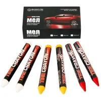 Восковой мел для резины желтый, 10 шт M.Y.X.10