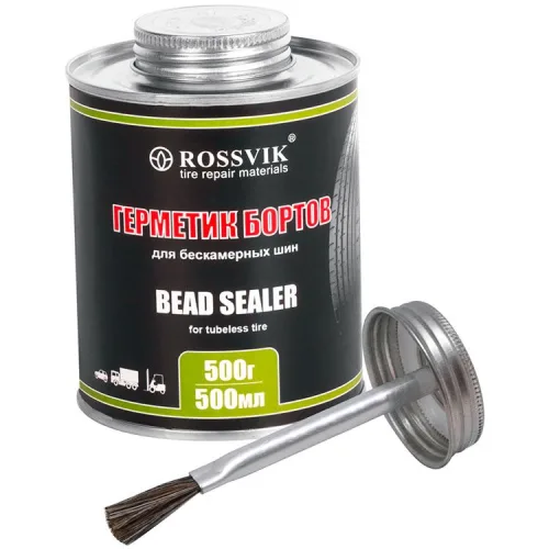 Герметик бортов для бескамерных шин Bead Sealer For Tubeless Tire (банка с кистью), 500 мл / 500 г