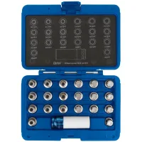 Набор насадок для монтажа/демонтажа секреток колес BMW, 21 предмет