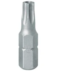 Вставка (бита) торцевая 1/4", TORX, T15, L = 25, с отверстием KING TONY 102515U