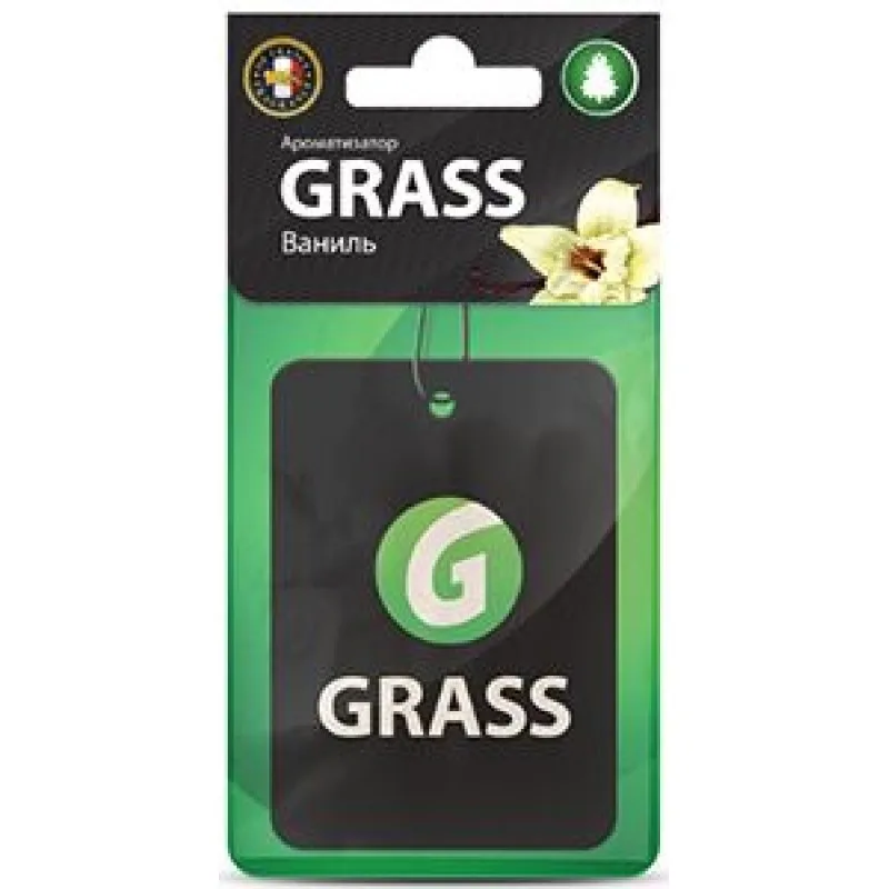 Ароматизатор картонный ГраСС  ваниль GRASS