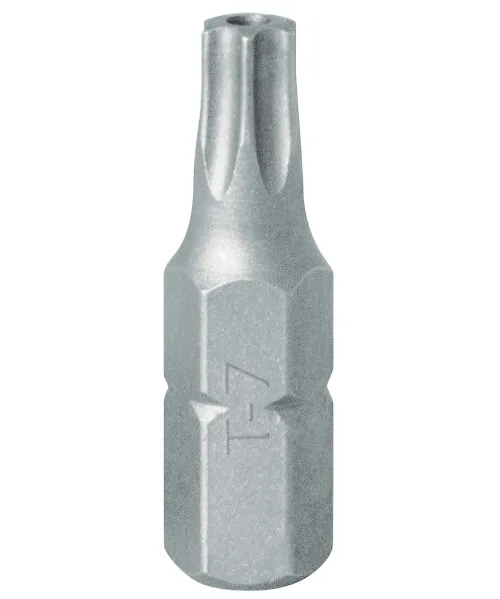 Вставка (бита) торцевая 1/4;, TORX, T7, L = 25 мм, с отверстием KING TONY 102507U