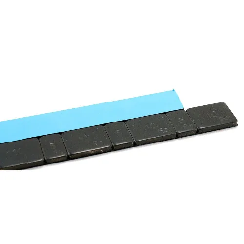 Груза адгезивные Fe 081B 5-10 гр (Синий скотч) (Черная эмаль) (100 шт.) 2