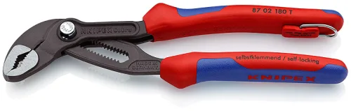KNIPEX Cobra® фосфатированные, серого цвета 180 мм 2