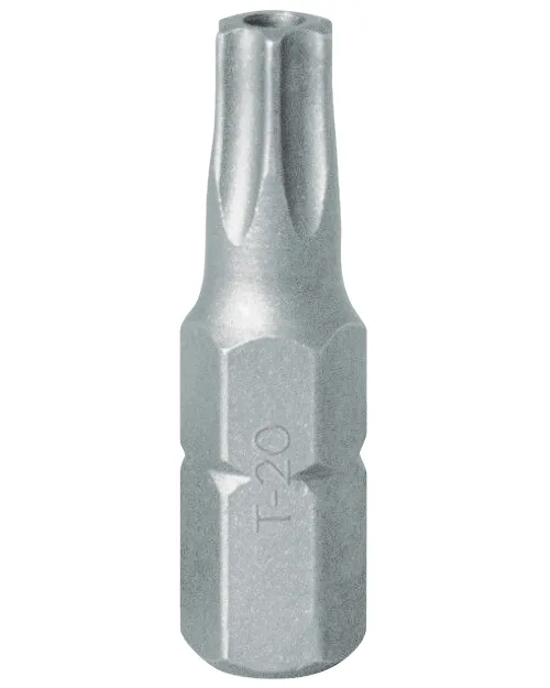 Вставка (бита) торцевая 1/4;, TORX, T20, L = 25, с отверстием KING TONY 102520U 2