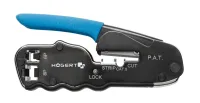 HOEGERT Пресс- клещи для телефонных наконечников 6P, 8P, RJ45 HT1P172